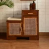 Wooden Cane Cabinet Aesthetic craft