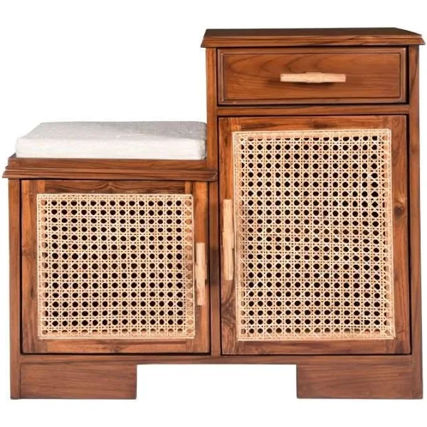 Wooden Cane Cabinet Aesthetic craft