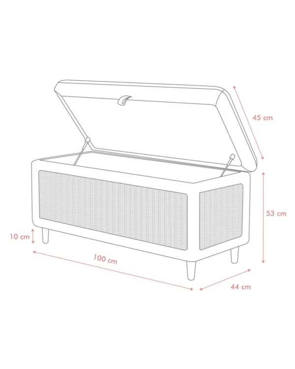 rattan cabinet