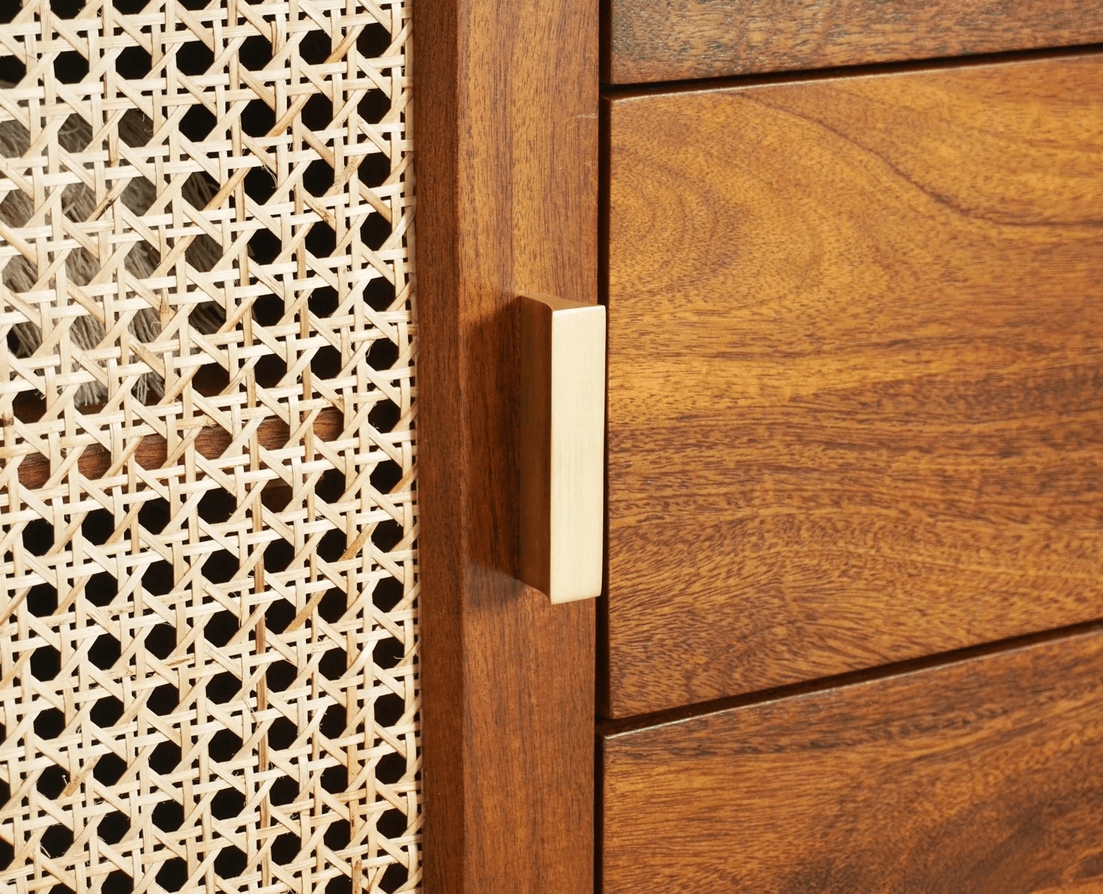 Sideboard with 2 Doors & 3 Drawers Brown Aesthetic craft