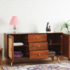 Sideboard with 2 Doors & 3 Drawers Brown Aesthetic craft
