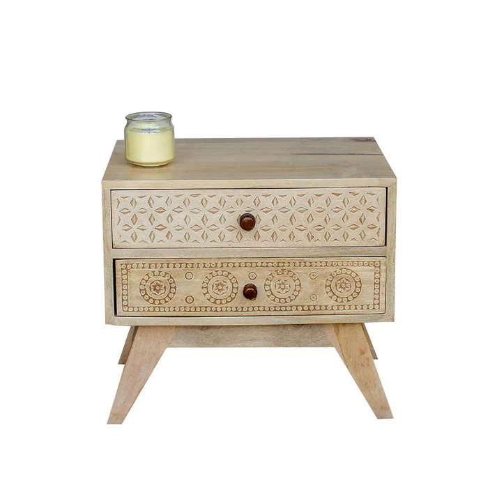 Solid Sheesham Wood Bedside Table | Compact & Stylish Nightstand Aesthetic craft Solid Sheesham Wood Bedside Table | Compact & Stylish Nightstand Aesthetic craft