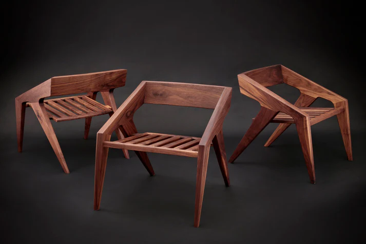 Brooklyn Chair | Solid Mango Wood Chair with Ergonomic Back Support Aesthetic craft Brooklyn Chair | Solid Mango Wood Chair with Ergonomic Back Support Aesthetic craft