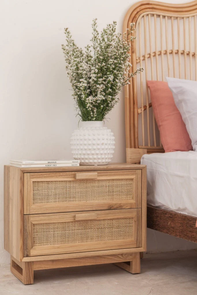 Rustic Rattan Bedside Table | Mango Wood Nightstand with Cane Detailing Aesthetic craft-2f5c-4323-969a-dc92d75f776f Rustic Rattan Bedside Table | Mango Wood Nightstand with Cane Detailing Aesthetic craft