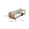 Aesthetic craft Cane-Regal Solid Wood Sofa Set | Handcrafted Acacia Wood & Cane Seating | Velvet Upholstery