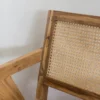 Pearl Arm Chair | Mango Wood Chair with Cane Rattan Seat & Vintage Design Aesthetic craft