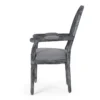 Black 6-person dining table set with wide armchairs and modern styling Aeshteticcraft