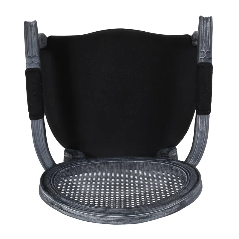 Black 6-person dining table set with wide armchairs and modern styling Aeshteticcraft Black 6-person dining table set with wide armchairs and modern styling Aeshteticcraft