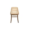Cane Solid Wood Bench made with mango wood and cane detailing Aesthetic craft