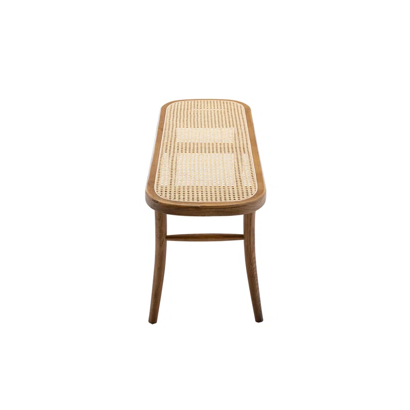 Cane Solid Wood Bench made with mango wood and cane detailing Aesthetic craft Cane Solid Wood Bench made with mango wood and cane detailing Aesthetic craft