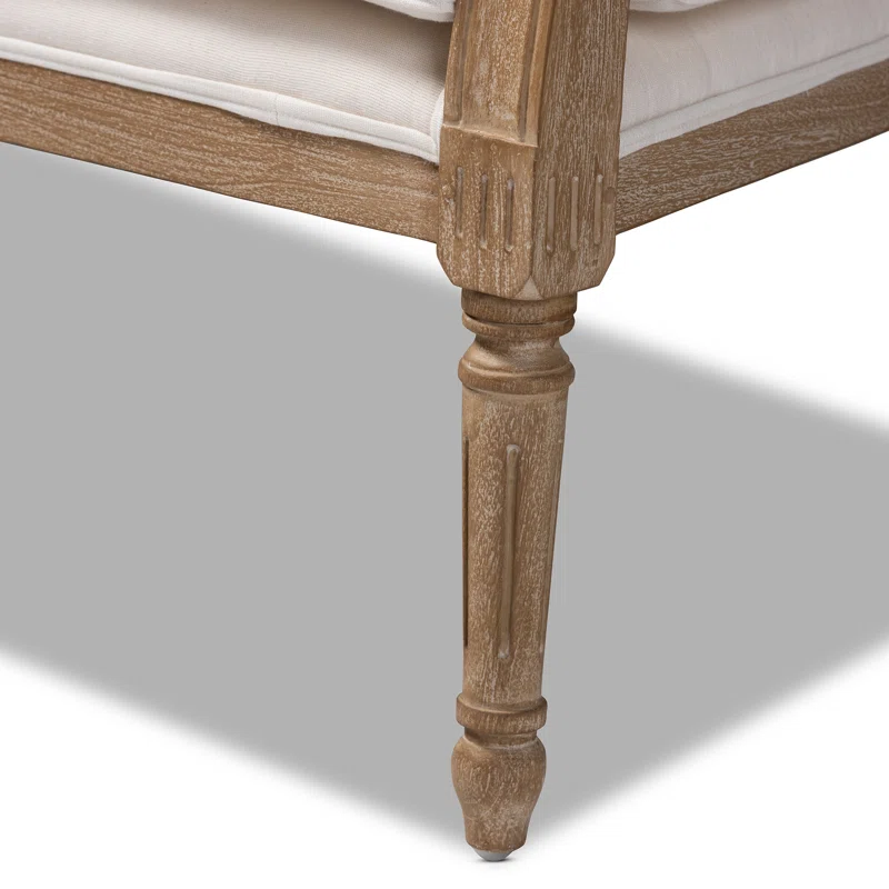 French provincial whitewashed wood armchair with cane back and upholstered seat Aesthetic craft French provincial whitewashed wood armchair with cane back and upholstered seat Aesthetic craft