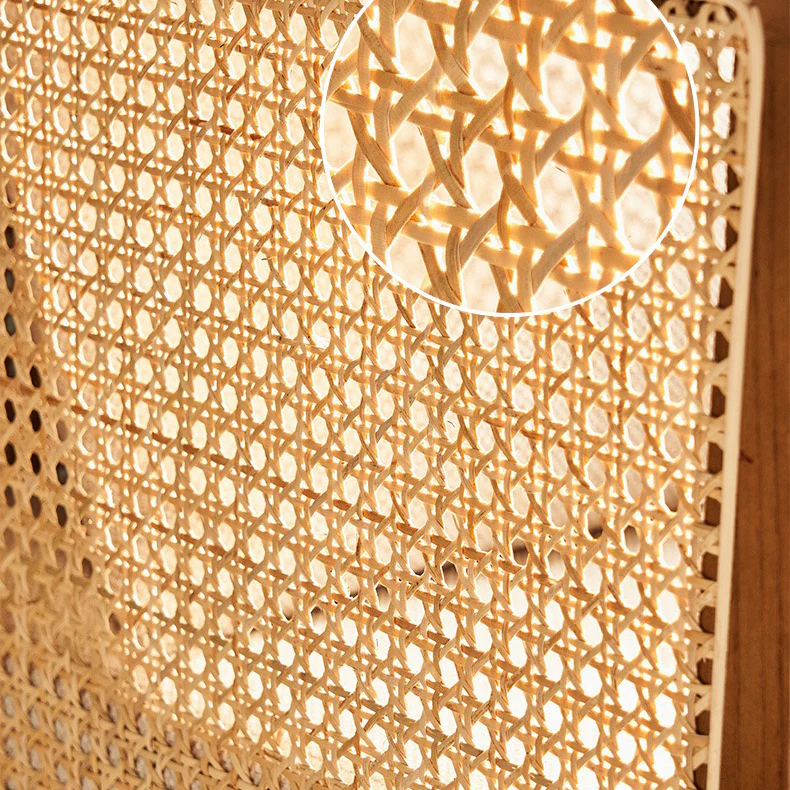 Rattan Lounge Chair with Mango Wood Frame and Cane Backrest Aesthetic craft Rattan Lounge Chair with Mango Wood Frame and Cane Backrest Aesthetic craft