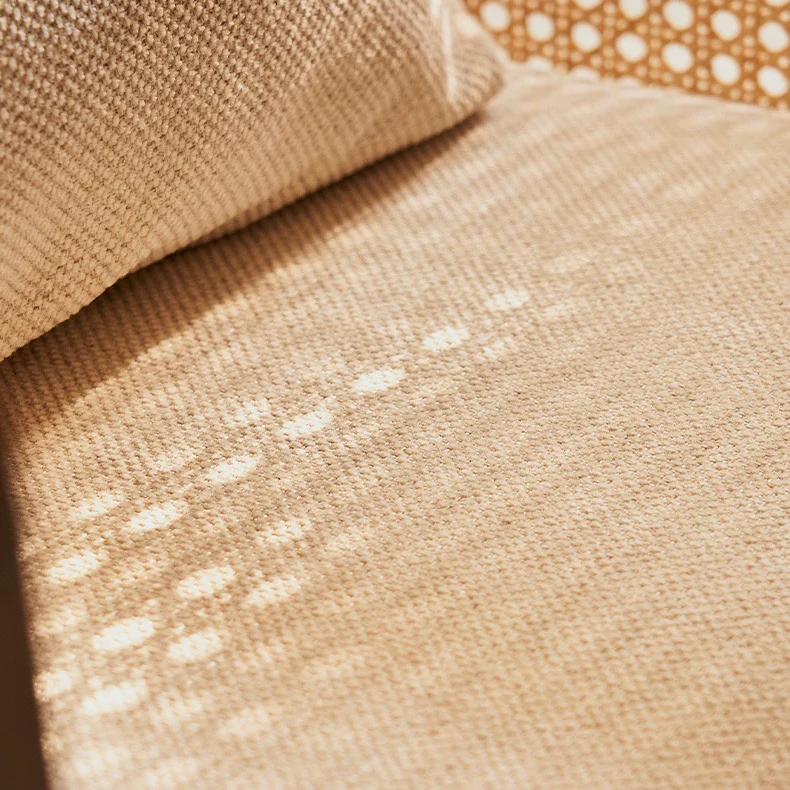 Rattan Lounge Chair with Mango Wood Frame and Cane Backrest Aesthetic craft Rattan Lounge Chair with Mango Wood Frame and Cane Backrest Aesthetic craft