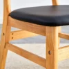 Ancient style mango wood dining set with cane‑leg table and matching chairs Aestheticcraft