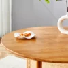 Ancient style mango wood dining set with cane‑leg table and matching chairs Aestheticcraft