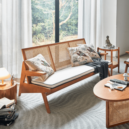 rattan-solid-wood-office-lounge-sofa-set Aesthetic craft