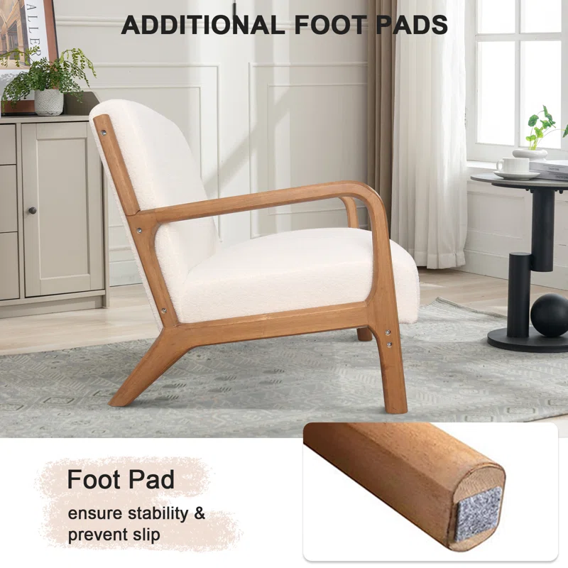 Aesthetic craft Century Accent Chair with matching pillow – modern design in four color options. Aesthetic craft Century Accent Chair with matching pillow – modern design in four color options.