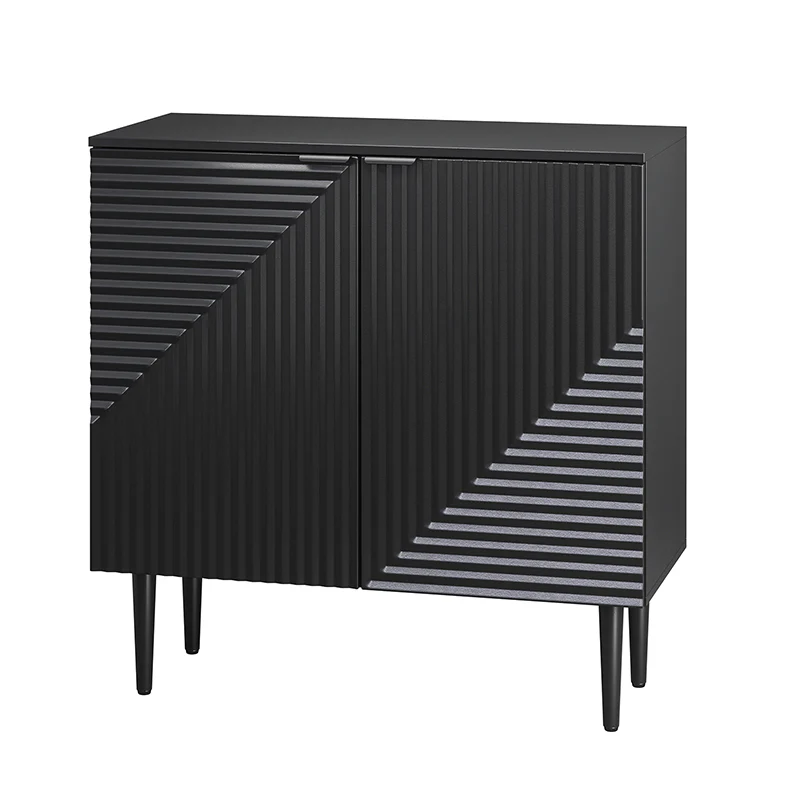 Aesthetic craft Tall 2-door accent cabinet in mango wood and MDF with elevated legs, available in black, grey, and white. Aesthetic craft Tall 2-door accent cabinet in mango wood and MDF with elevated legs, available in black, grey, and white.