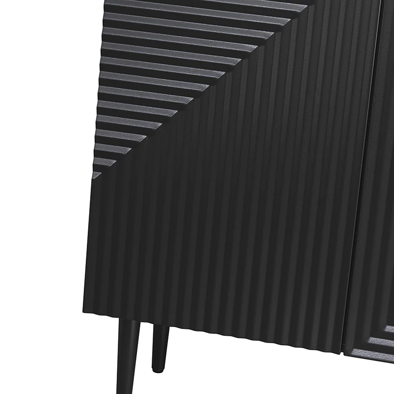 Aesthetic craft Tall 2-door accent cabinet in mango wood and MDF with elevated legs, available in black, grey, and white. Aesthetic craft Tall 2-door accent cabinet in mango wood and MDF with elevated legs, available in black, grey, and white.