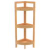 3-tier corner shelf with space-saving design for bathroom or kitchen storage Aesthetic craft
