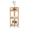 3-tier corner shelf with space-saving design for bathroom or kitchen storage Aesthetic craft