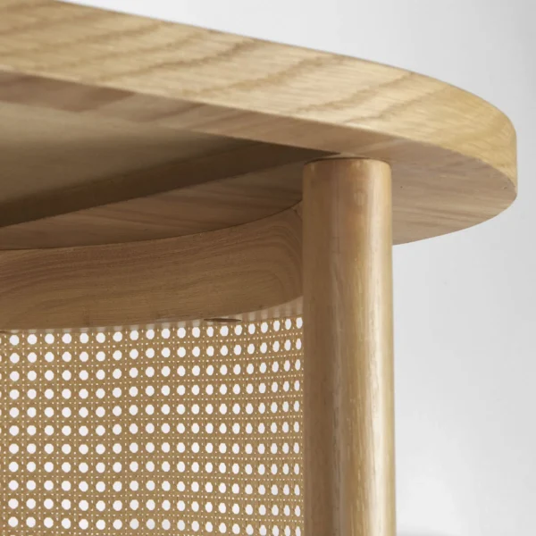 oval rattan coffee table for living room Aesthetic craft