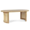 oval rattan coffee table for living room Aesthetic craft