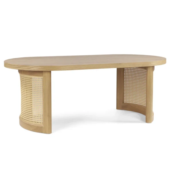 oval rattan coffee table for living room Aesthetic craft