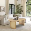 oval rattan coffee table for living room Aesthetic craft