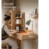 bookshelf desk combination, drawers, shelves, and glass cabinet Aesthetic craft
