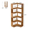 corner bookcase with right-angle design for living room and office storage Aesthetic craft