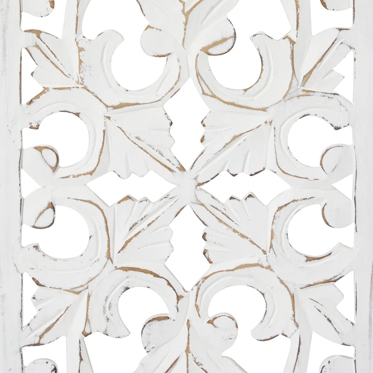 Set of 3 white carved wood wall panels with floral patterns, handmade solid wood decor Aesthetic craft Set of 3 white carved wood wall panels with floral patterns, handmade solid wood decor Aesthetic craft