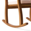 Outdoor rocking chairs with cushions set of 2 on patio Aesthetic craft