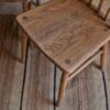 Windsor chair in pine wood, natural brown finish