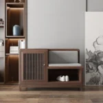 Shoe Cabinet with Cushion Seat – Door Shoe Organizer