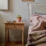 Bedside Table – Nightstand with Drawer & Shelf, Slimline Design