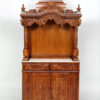 Large pooja mandir with drawers, designer hand-carved wooden temple for home