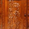 Large pooja mandir with drawers, designer hand-carved wooden temple for home