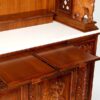 Large pooja mandir with drawers, designer hand-carved wooden temple for home