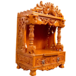 Small Home Temple | Wall-Mountable Wooden Mandir