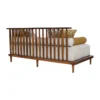 day bed soft cushion and bolster pillows, modern wooden diwan sofa