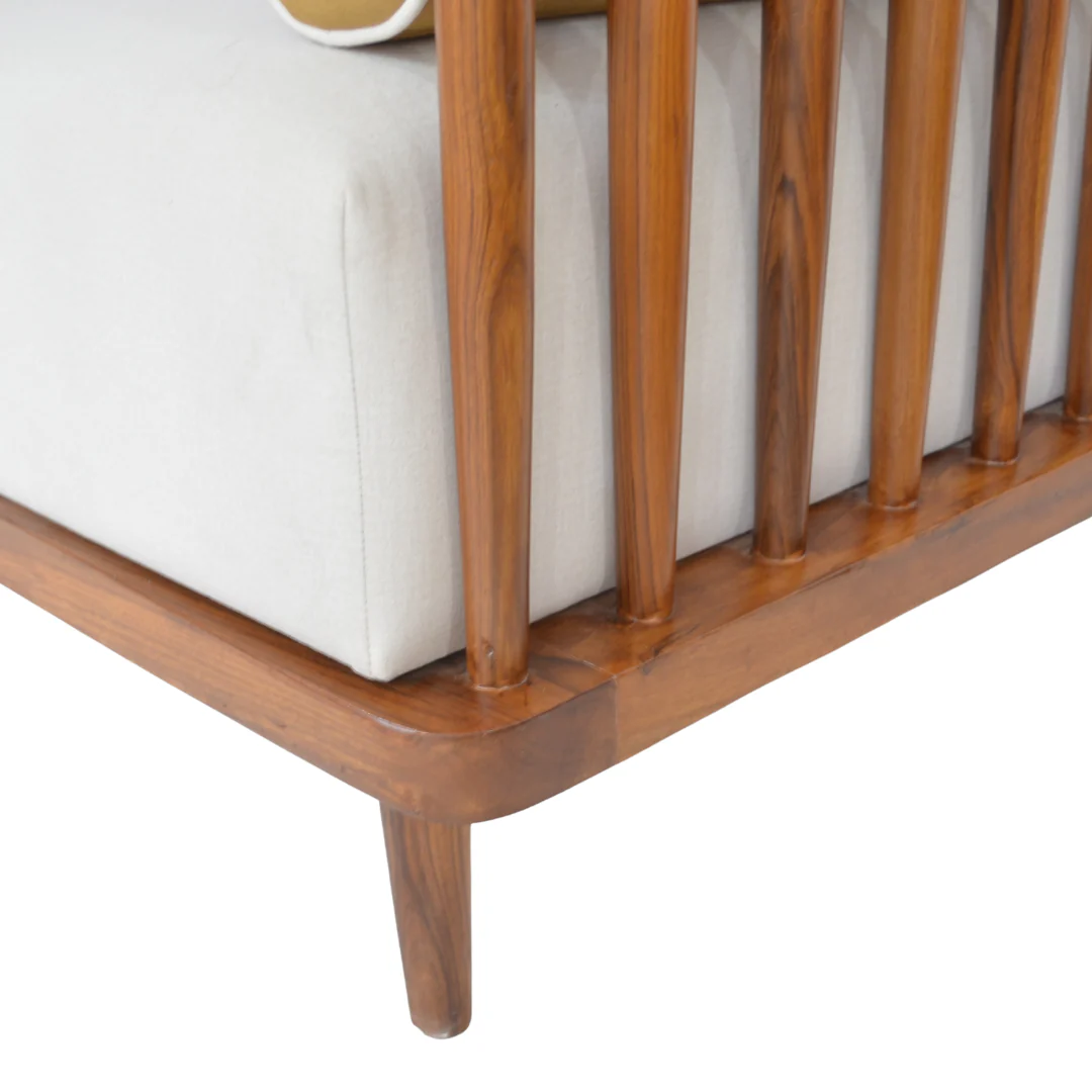 day bed soft cushion and bolster pillows, modern wooden diwan sofa