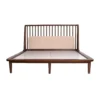 Bed with Headboard – Wooden Bed Frame Without Mattress