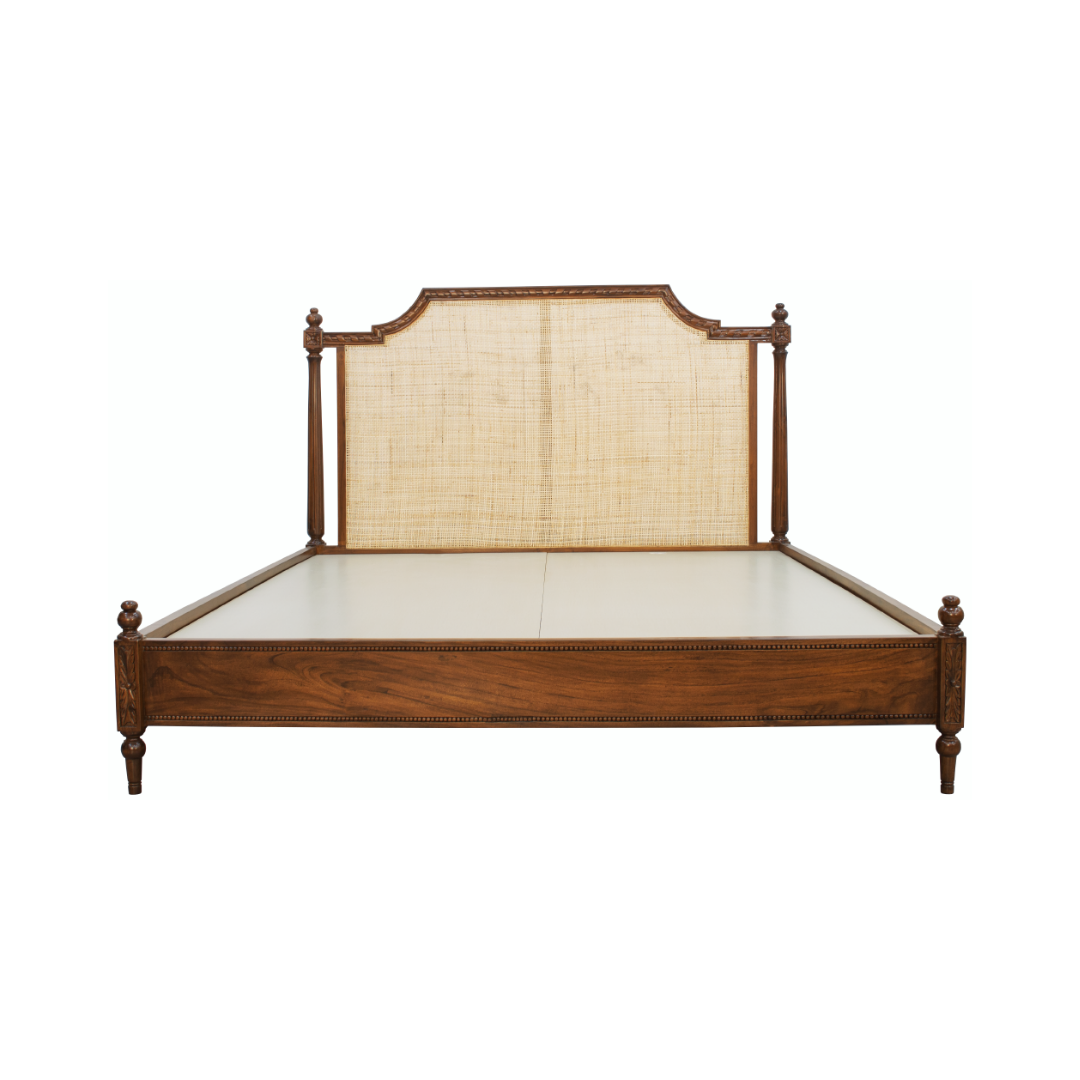Buy Rattan Cane Bed made from teak wood & cane. Elegant brown finish, available in king & queen sizes. Perfect blend of style & comfort. Buy Rattan Cane Bed made from teak wood & cane. Elegant brown finish, available in king & queen sizes. Perfect blend of style & comfort.