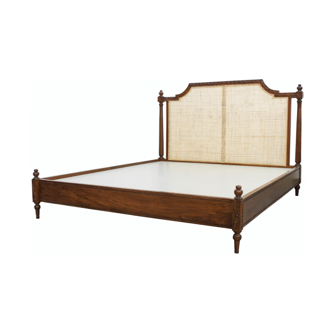 Buy Rattan Cane Bed made from teak wood & cane. Elegant brown finish, available in king & queen sizes. Perfect blend of style & comfort. Buy Rattan Cane Bed made from teak wood & cane. Elegant brown finish, available in king & queen sizes. Perfect blend of style & comfort.