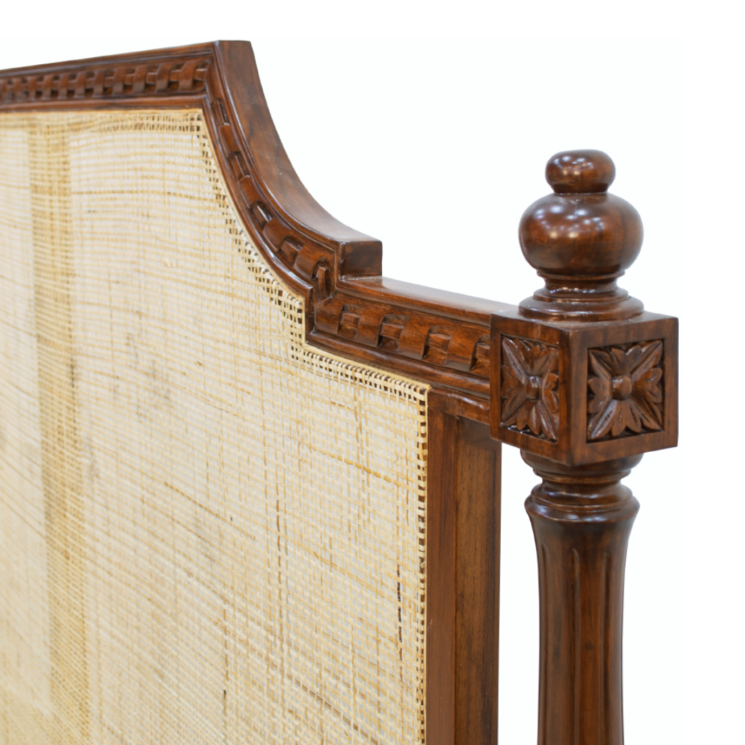 Buy Rattan Cane Bed made from teak wood & cane. Elegant brown finish, available in king & queen sizes. Perfect blend of style & comfort. Buy Rattan Cane Bed made from teak wood & cane. Elegant brown finish, available in king & queen sizes. Perfect blend of style & comfort.