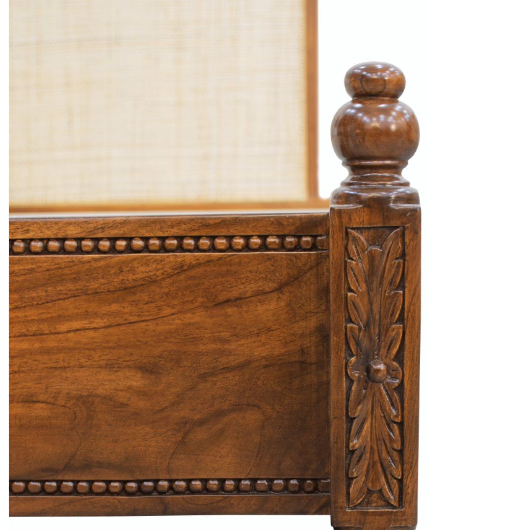 Buy Rattan Cane Bed made from teak wood & cane. Elegant brown finish, available in king & queen sizes. Perfect blend of style & comfort. Buy Rattan Cane Bed made from teak wood & cane. Elegant brown finish, available in king & queen sizes. Perfect blend of style & comfort.