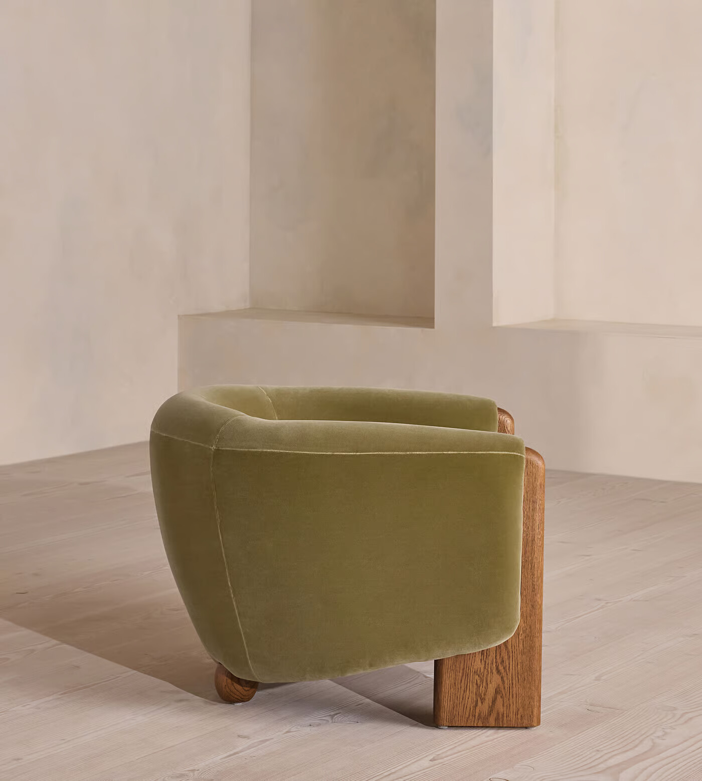 Armchair with Hugging Silhouette | Modern Upholstered Accent Chair for Living Room Armchair with Hugging Silhouette | Modern Upholstered Accent Chair for Living Room