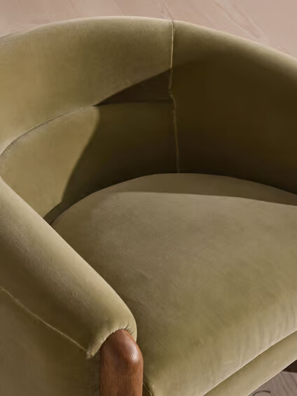 Armchair with Hugging Silhouette | Modern Upholstered Accent Chair for Living Room Armchair with Hugging Silhouette | Modern Upholstered Accent Chair for Living Room