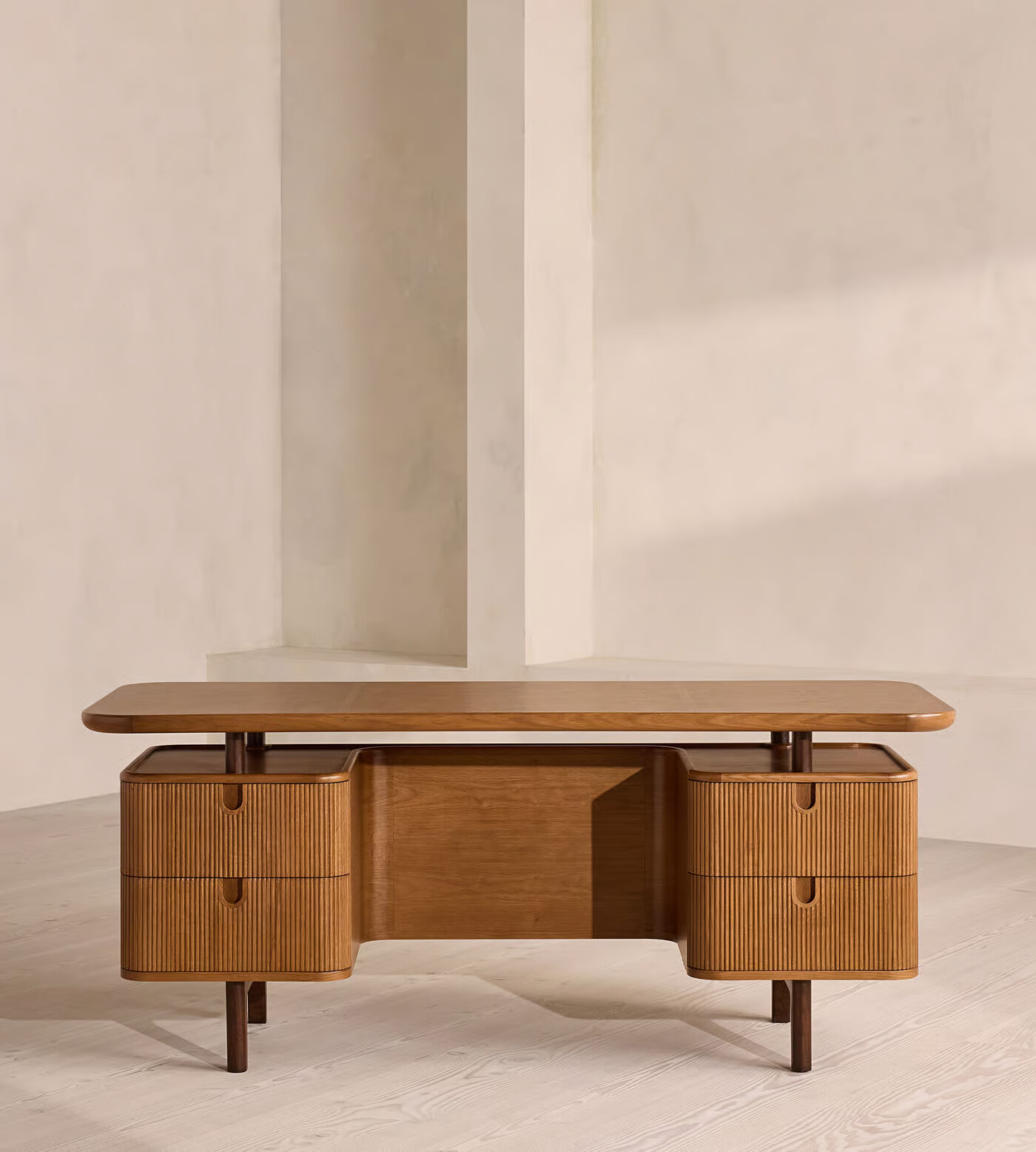 Solid wood study table with 4 drawers in teak wood brown finish Solid wood study table with 4 drawers in teak wood brown finish